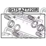 ����������� ���� �������� Toyota Corolla AE11#/CE11#/EE111 1995-2000 0175-AZT220R Febest 0175AZT220R 0175AZT220R ����
