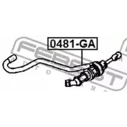 ������� ��������� ������� Mitsubishi Outlander CW# 2006-2012 0481-GA Febest 0481GA 0481GA ����