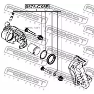 ����������� ������ �������� Mazda CX-5 KE 2011- 0575-CX5F Febest 0575CX5F 0575CX5F ����