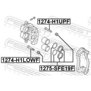 ����������� �������� Hyundai Santa FE 18 2018- �����. (�� ���� �������) Febest 1275SFE19F 1275SFE19F ����