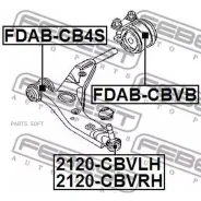 ����� ������� ��� ������ FORD KUGA I/II 2120-Cbvrh Febest 2120Cbvrh 2120CBVRH ����