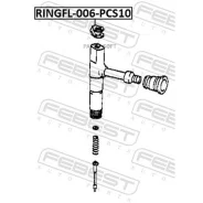 ������ �������������� �������� ������� ������� (10 ��. � ��������) Ringfl-006-PCS10 Febest Ringfl006PCS10 RINGFL006PCS10 ����