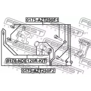 ������� ���� �������� �������� Toyota Corolla (E12) 0176-NDE120R-KIT 0176NDE120RKIT ����