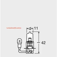 ����� H3 12V 55W PK22s Allseason +30% ������ �����, �������� ����������� 3000� 1 ��. Osram 64151ALS 64151ALS ����