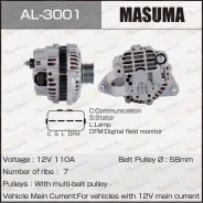 ��������� Mitsubishi / 6G72 6G74 6G75 (12V/110A) Masuma AL3001 ����