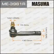 ���������� ������� ���� Toyota MARK II / 110 00-04 RH ������ ME-9801R Masuma, ������ ME3981R ����