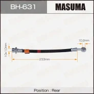 ����� ��������� Masuma ��� Honda Jazz, ������, ���. BH-631 BH631 ����