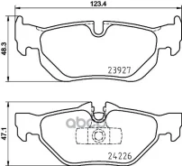 ��������� ������� ������ BMW E87 2.0i/2.0D 04/Hella Pagid Hella ���. 8DB355011301 8DB355011301 ����