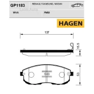 ������� ����. �������� Hagen Renault Samsung SM 7 SM 5(NEW) GP1183 ����