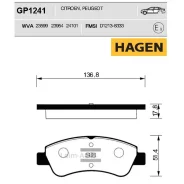 ������� ����. �������� Hagen Peugeot 206 (1.6) GP1241 ����