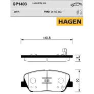 ������� ����. �������� Hagen Hyundai KIA Grandeur HG K5(Optima) 17 GP1403 ����