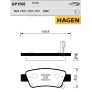 ������� ����. ���. Hagen Honda CR-V 2.0/2.2CTDi/2.2DTEC 07- GP1568 ����