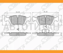 ������� ��������� (�������) BMW 3-Series 90-06, �������� ST34116761244 ����