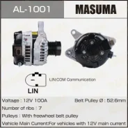 ��������� Masuma, Toyota / 2TRFE (14V/130A) AL-1001 AL1001 ����