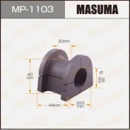 ������ ������������� Masuma /rear/ Pajero, Montero/ V87W, V98W [��.2] Masuma ������� MP-1103 | �������� �� ��, ������, 5 ����� | �������� �� 12 ���...