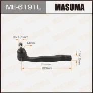 ���������� ������� ���� Masuma Honda CR-V / RD1 95-01 LH ME-6191L, ����� ME6191L ����