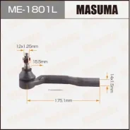 ���������� ������� ���� Masuma Mazda Demio / DE3AS, DE3FS 10-14 LH Masuma ������� ME-1801L | �������� �� ��, ������, 5 ����� | �������� �� 12 ��� | ��...