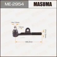 ���������� ������� ���� Masuma Toyota LAND Cruiser / FJ80, HDJ81, HZJ81 front 90-98 RH Masuma ������� ME-2954 | �������� �� ��, ������, 5 ����� | ����...