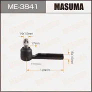 ���������� ������� ���� Masuma Toyota LAND Cruiser Prado 120, Hilux SURF 215 02-10 Masuma ������� ME-3841 | �������� �� ��, ������, 5 ����� | ��������...