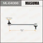 ������ ������������� (����) Masuma front Skoda Rapid 18- ML-E4066, �������� MLE4066 ����