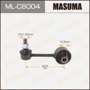 ������ ������������� (����) Masuma rear Subaru Levorg / VM4 Masuma ������� ML-C8004 | �������� �� ��, ������, 5 ����� | �������� �� 12 ��� | ������ �...