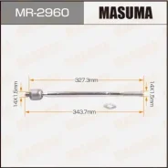������� ���� Masuma Toyota Corolla / AE10#, CE10#, EE10# 91-00 Masuma ������� MR-2960 | �������� �� ��, ������, 5 ����� | �������� �� 12 ��� | ������...