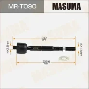 ������� ���� Masuma Toyota Hiace / KDH225K, TRH228B 04- Masuma ������� MR-T090 | �������� �� ��, ������, 5 ����� | �������� �� 12 ��� | ������ � �����...