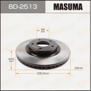 ���� ��������� Masuma, front Nissan Teana / J32Z [��.2] BD-2513, �������� BD2513 ����