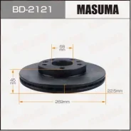 ���� ��������� Masuma, front Nissan Terrano / D10. 1.6L. H4M. 2WD [��.2] BD-2121, �������� BD2121 ����