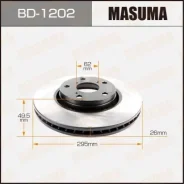 ���� ��������� Masuma, front Toyota Auris, Corolla, Avensis/ ADE150 [��.2] BD-1202, �������� BD1202 ����
