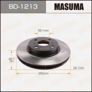 ���� ��������� Masuma, front Toyota Corolla AXIO, Fielder/ NZE14# [��.2] BD-1213, �������� BD1213 ����