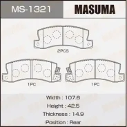 ������� �������� Masuma, AN-420WK, NP1011, P83015 rear (1/12) MS-1321, ������ MS1321 ����