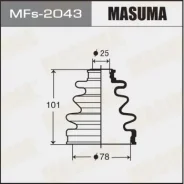 ������� ����� Masuma MFs-2043 (�������) + ����� MFs-2043 MFS2043 ����