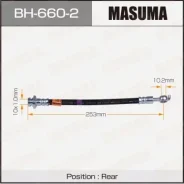 ����� ��������� Masuma N- /rear/ Qashqai J10E LH BH-660-2, ����� ������ BH6602 ����