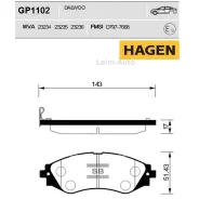 ������� ����. �������� Hagen GM-Korea Leganza(OLD) GP1102 ����