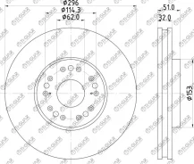 ���� ��������� /�������� ������ /��������������� /TI-GUAR ��� Toyota MARK II, Cresta 1Jzgte JZX90, 100, 110, Altezza GXE1#, JCE1# 2001- 296/32�� TG-BD...