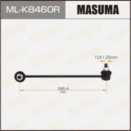 ������ ������������� (����) Masuma, ��������, ��� Hyundai Coupe, ���. ML-K8460R MLK8460R ����