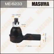 ���������� ������� ���� Masuma, ��� Honda City / HR-V, ���. ME-6233 ME6233 ����