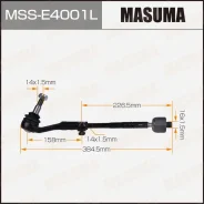 ���� ������� Masuma, ��� BMW 1-Series (F20) / 3-Series (F34), ���. MSS-E4001L MSSE4001L ����