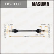 ������ � ����� Masuma, ��� Toyota Vitz / Probox, ���. DS-1011 DS1011 ����