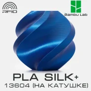 �������� Bambu Lab PLA Silk+ 13604 Blue ����