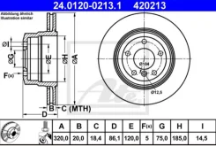 ���� ��������� ������ (BMW) (E60) ATE 24012002131 ������ 34216763345 24012002131 ����