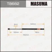 ���� ������� ������ Masuma, L=560mm (1/40) Masuma ������� T8682 | �������� �� ��, ������, 5 ����� | �������� �� 12 ��� | ������ � ������� | ������� Ma...
