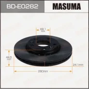 ���� ��������� Masuma, front Renault Duster I, Arkana 10- [��.2] Masuma ������� BD-E0282 | �������� �� ��, ������, 5 ����� | �������� �� 12 ��� | ����...