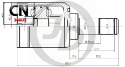 ���� ������� ABS MI036A43 JD JCT0022A JCT0022A ����