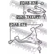 ����� ������� Mazda BT-50 UP 2011-2015 ������ �����. ����. Febest 2120Tkeupf 2120TKEUPF ����