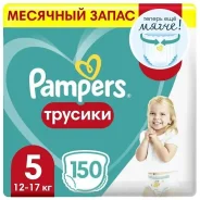 ����������-������� Pampers Pants ��� ������� 12-17 ��, 5 ������, 150 �� ����