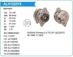 ��������� Nissan CD20T/TD27/TD42 12V, 90 AMP Krauf ALH1528YX ����