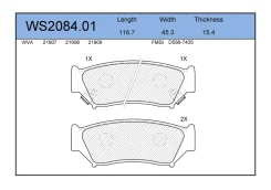 ������� ��������� Suzuki Escudo WS208401 TA01W, �������� WS208401 ����