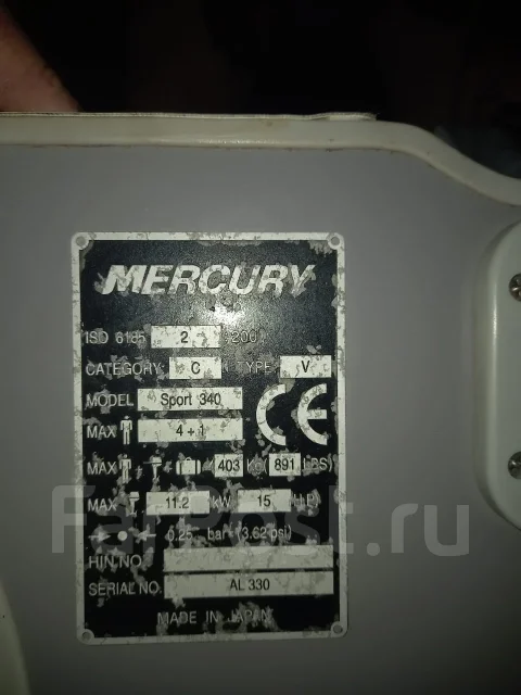 Mercury Sport. ����� 3,4��., ��������� ���������, 8��.�., ������ ����
